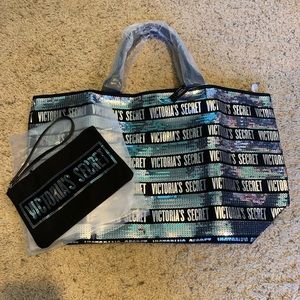 Brand new Victoria’s secret tote with small bag